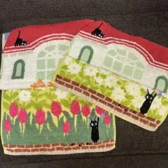 魔女の宅急便ジジ　フェイスタオル＆ウォッシュタオル②