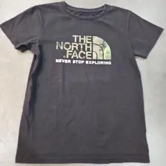 美品THE NORTH FACE カモフラージュTシャツ140150