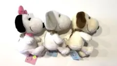 スヌーピー ベル　ぬいぐるみ 3体セット