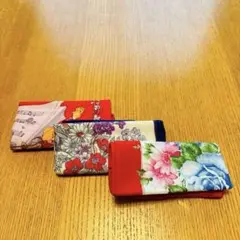 新品未使用プチールモニカビンテージ花柄ハンカチ3枚セットデッドストック