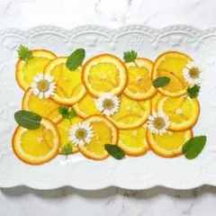 押しフルーツ＊小さめオレンジとハーブミックス