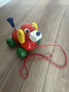 Walter 木製プルトイ 犬のデザイン