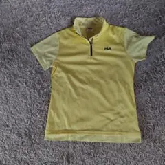 FILA イエロー ハーフジップシャツ L