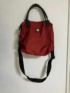 【軽量大容量】✨BONFANTI✨ボンファンティ2way ナイロントート　レッド