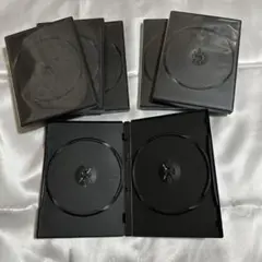 黒いDVDケース 6枚セット　１つに２枚収納　美品
