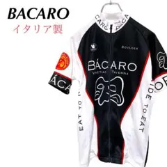 BACARO ロードバイク 自転車 ウェア 半袖 人気デザイン イタリア製 白黒