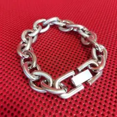 重厚【チェーンブレスレット】 約70g 極太 シルバー ボリューム 重量感