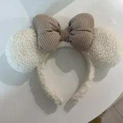 ミニー　カチューシャ もこもこ
