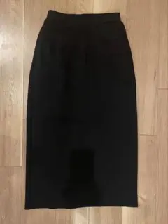 ブラック タイトスカート ゴム入り