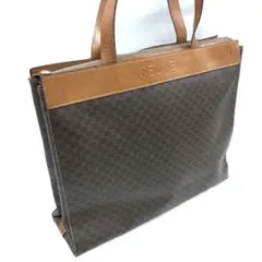 5557 CELINE マカダム トートバッグ M12