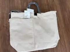 新品　ear PAPILLONNER イアパピヨネ トートバッグ 大容量　L