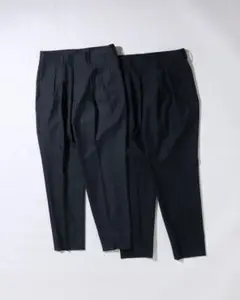 【新品未使用】MBハイエンド尾州ウールスラックス　チャコールグレー　Sサイズ