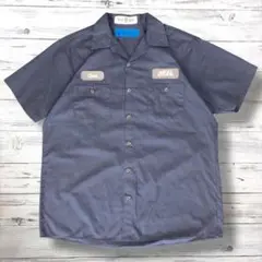 cintas 半袖シャツ シンプルデザイン L グレー0921