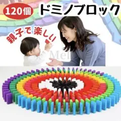 ドミノ カラードミノ 12色 キッズ120個 知育玩具 積み木 木製 おもちゃ