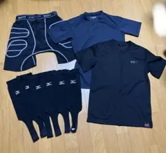 ZETTスライディングパンツ Ｓ　ブラック　他