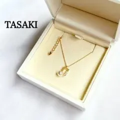 TASAKI タサキ プチバランスノート ダイヤモンドネックレスK18 ゴールド