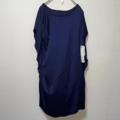 Α.Ζ.Ι.Ζ ネイビー ビーズ装飾 オフショルダー　ワンピース　M 新品