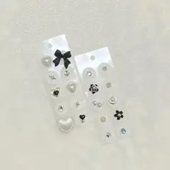 耳ツボジュエリー20粒　お得セット◎ シルバー　ブラック　ブルー
