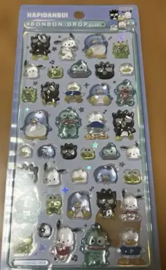 サンリオ　はぴだんぶい　ボンボンドロップシール　新品未開封