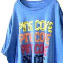 ビンテージPINE COVE Tシャツ ブルー 青 古着