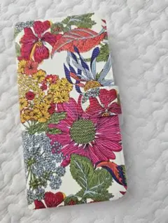 ヒロさんさま専用ページ 花柄 手帳型ケース ストラップ付き ピンク 人気