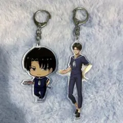 リヴァイ スイパラ アクキー アクリルキーホルダー 2個セット 進撃