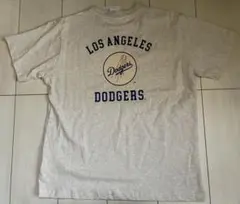 ラスト１点　新品　140cm MLB ドジャース　半袖Tシャツ オートミール