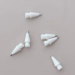 ✦Apple Pencil ペン先 交換用 金属製 6個 ホワイト