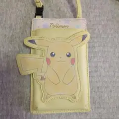 ピカチュウ スマホ パスケース イエロー