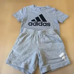 adidas グレー Tシャツ ショートパンツセット 150cm