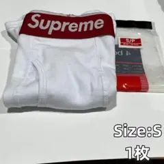 Supreme ボクサーブリーフ Sサイズ/白1枚 未使用品