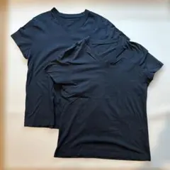 PRADA プラダ　トライアングル　 vネック　Ｔシャツ　パックＴ　黒　2枚