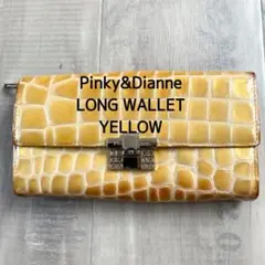 Pinkyu0026Dianne ピンキーu0026ダイアン ロングウォレット 長財布 黄色