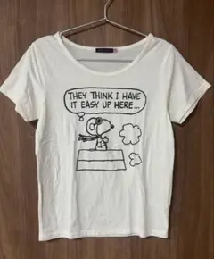 スヌーピー イラスト Tシャツ 半袖