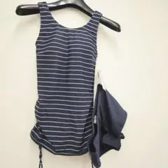 新品 オーシャンパシフィック レディース 水着 セパレート ボーダー 5s