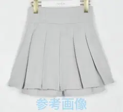evelyn エブリン　タックプリーツSK スカート　アイスグレイ
