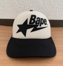 ★激レア★ APE BAPEロゴ メッシュ　キャップ キャップクリップ 付き