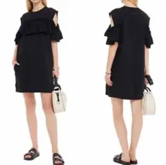 MM6 Maison Margiela　フリルデザインスウェットワンピース