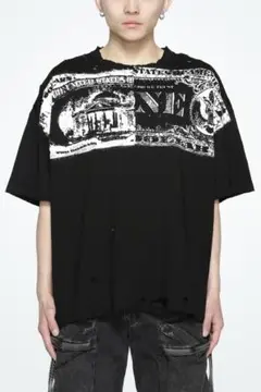 TEPPEI FURUYAMA DOLLAR BILL "BLACK" Tシャツ