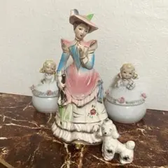 A1170-6/MEISSEN/マイセン/犬とガーデニングの少年/陶器人形/ A1170-6/MEISSEN/マイセン/犬とガーデニングの少年/陶器人形/