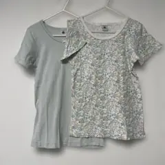 PETIT BATEAU 肌着Tシャツ2枚組 10ans/140cm