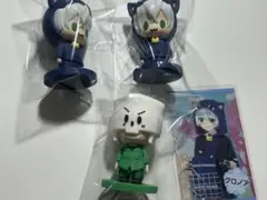 日常組 クロノア,トラゾー ミニフィギュア シール