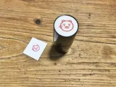 ゴルフボール用スタンプ レッド