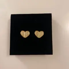ポンテヴェキオ ハート ダイヤ ピアス