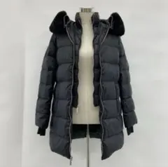 MICHAEL KORS マイケルコース　ファー付きダウンコート　黒