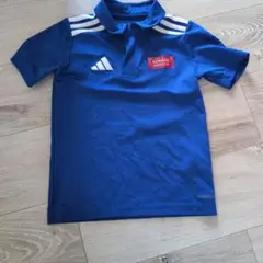 コナミ　adidas ポロシャツ 青 120