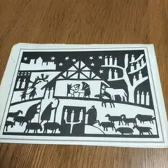 安野光雅ポストカード１枚セット きりがみ