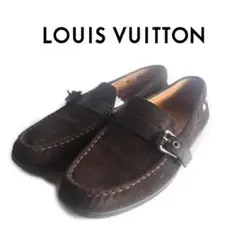 louis vuitton ルイヴィトン モノグラムスエードドライビングシューズ