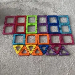 Magformers正規品 マグ·フォーマー 四角17個 三角8個
