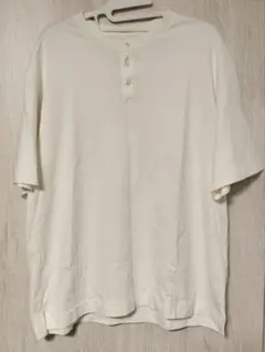 【期間限定価格】新品 KANEMASA PHIL. ヘンリーネック T 白 L